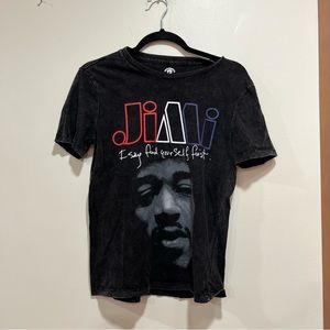 Jimi Hendrix Retro Graphic Youth Tee Shirt